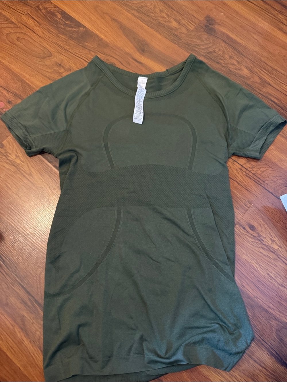 lululemon Run: Swiftly Tech Short Sleeve Shirt Dress Green 4